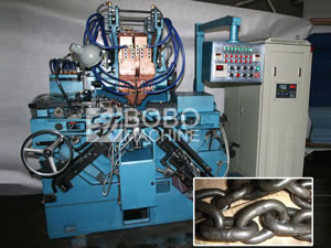 Máquina soldadora de cadena de hierro