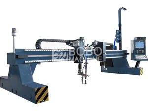 Máquina cortadora por plasma  CNC con estructura de soporte